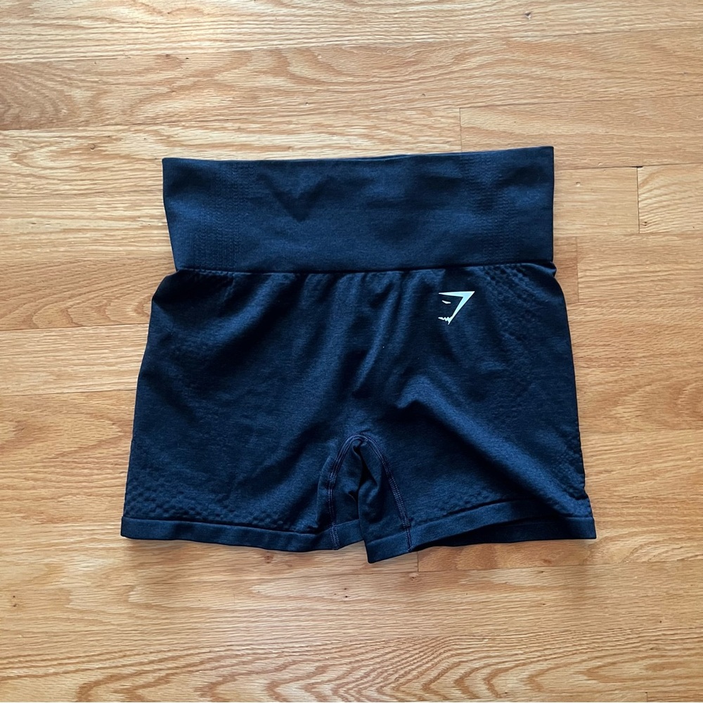 Black Gymshark Vital Seamless Biker Shorts